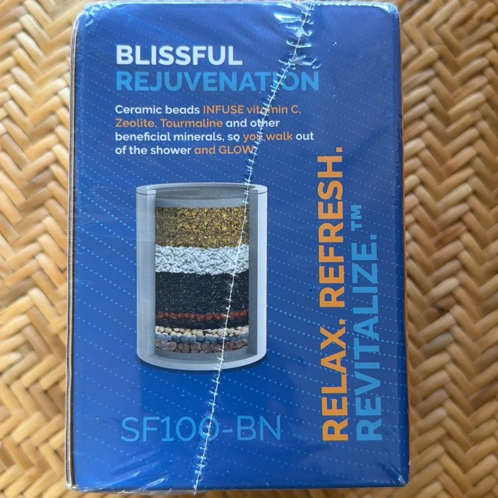 SF100-BN Revitalizing Shower Filter - Silver